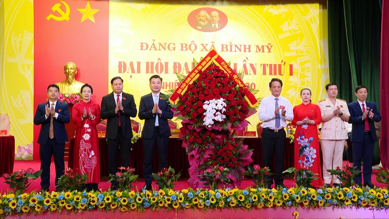 Đại hội đại biểu Đảng bộ xã Bình Mỹ lần thứ nhất, nhiệm kỳ 2025-2030